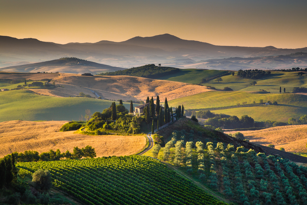 Val d'Orcia wandern